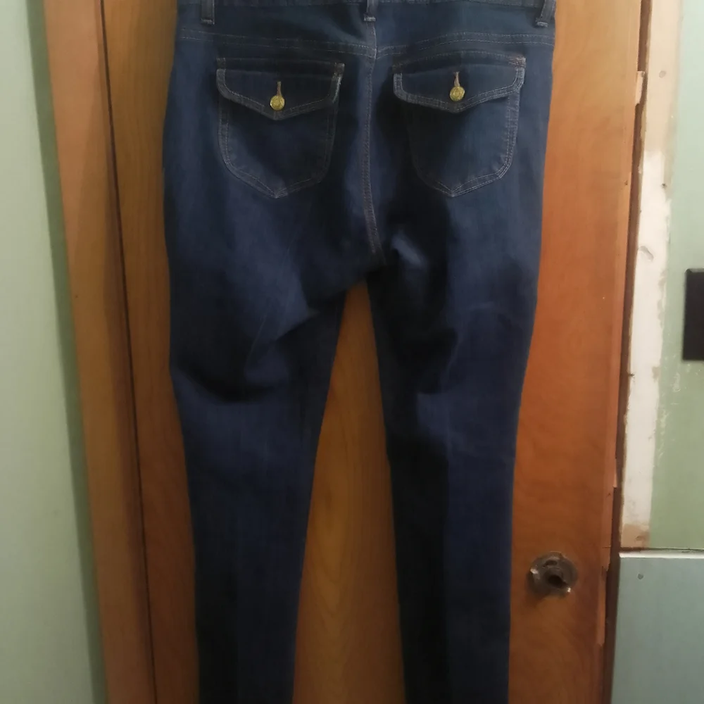 South Pole Y2K  Blue Skinny Jeans with‎ Embellished Logo